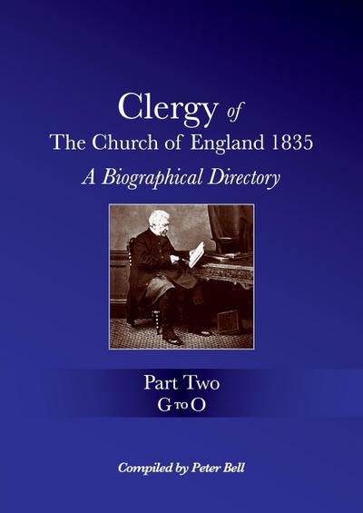 Clergy of the Church of England 1835 - Part Two
