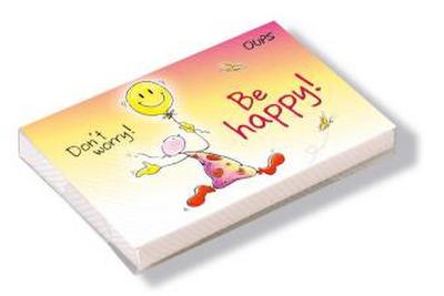 Oups Kärtchenbox - Don’t worry! Be happy!