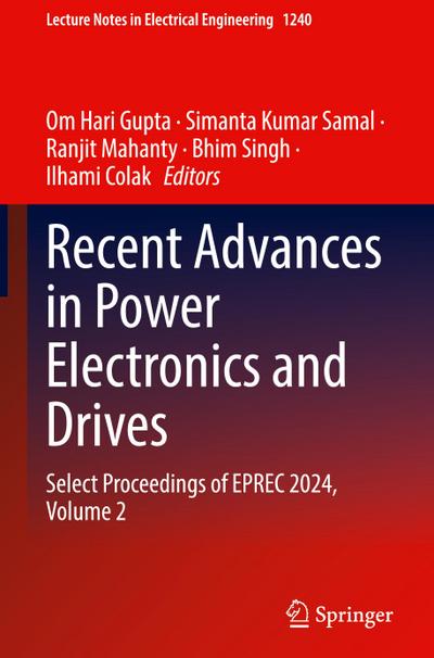 Recent Advances in Power Electronics and Drives