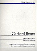 Rezitative und Arien für Tenorblockflöte (Sopranbockflöte) solo