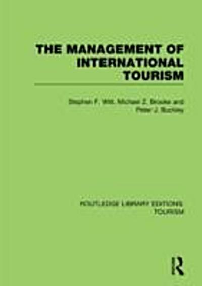 Management of International Tourism (RLE Tourism)