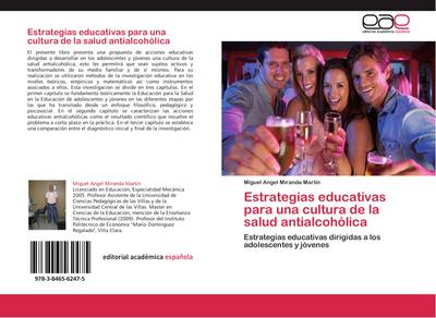 Estrategias educativas para una cultura de la salud antialcohólica