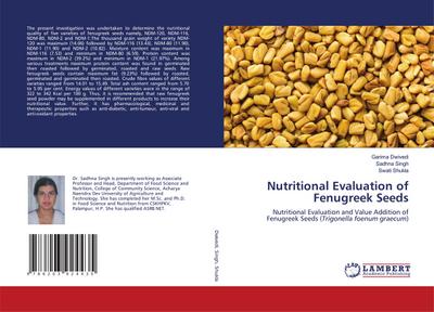 Nutritional Evaluation of Fenugreek Seeds