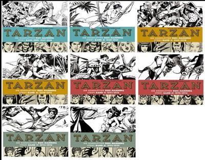 Tarzan Strips Set von Russ Manning/8 Bde.
