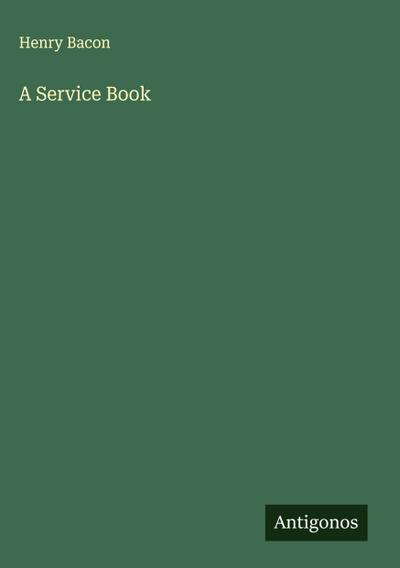 A Service Book