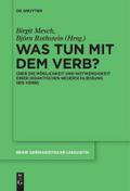 Was tun mit dem Verb?