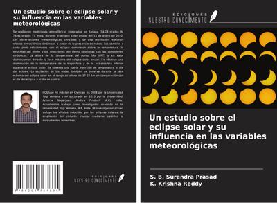 Un estudio sobre el eclipse solar y su influencia en las variables meteorológicas