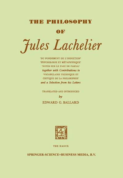 The philosophy of Jules Lachelier