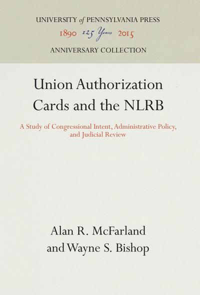 Union Authorization Cards and the Nlrb