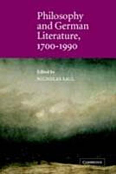 Philosophy and German Literature, 1700-1990