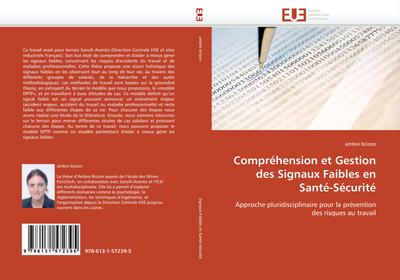Compréhension et Gestion des Signaux Faibles en Santé-Sécurité