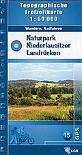 Naturpark Niederlausitzer Landrücken: Topographische Freizeitkarte 1:50000 (Topographische Freizeitkarten 1:50000, Land Brandenburg: Für Wanderungen, Rad- und Bootsfahrten)