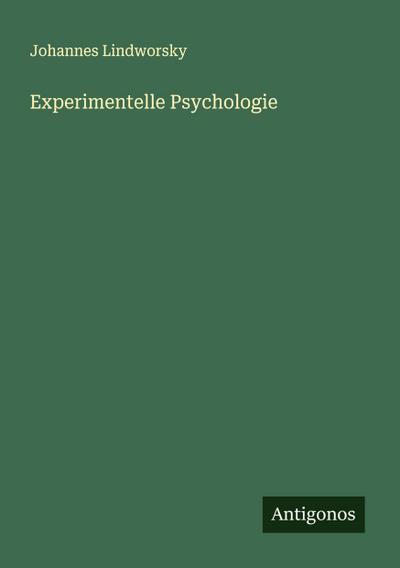 Experimentelle Psychologie