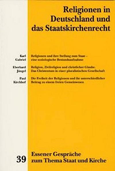 Religionen in Deutschland und das Staatskirchenrecht
