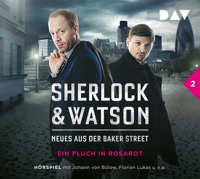 Sherlock & Watson - Neues aus der Baker Street: Ein Fluch in Rosarot, 1 Audio-CD