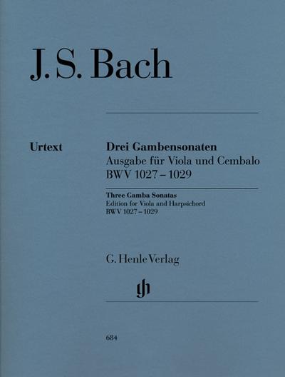 Johann Sebastian Bach - Drei Gambensonaten BWV 1027-1029