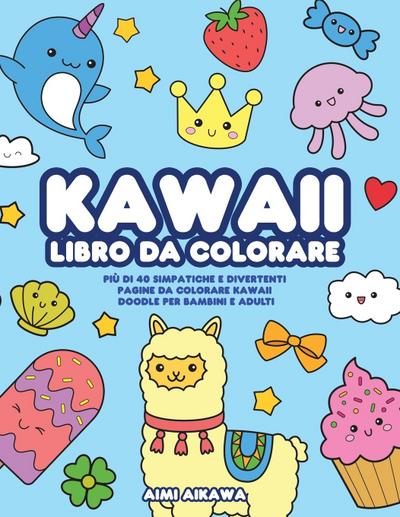 Kawaii libro da colorare