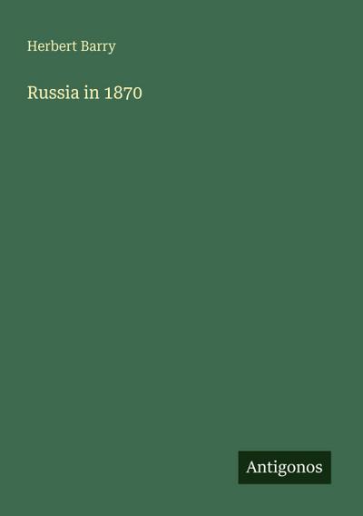 Russia in 1870