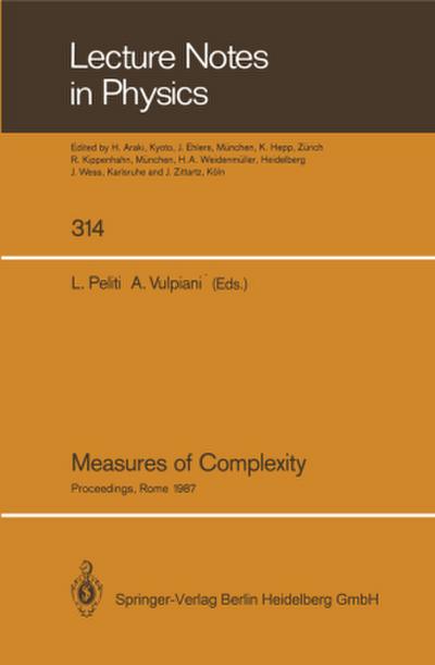 Measures of Complexity