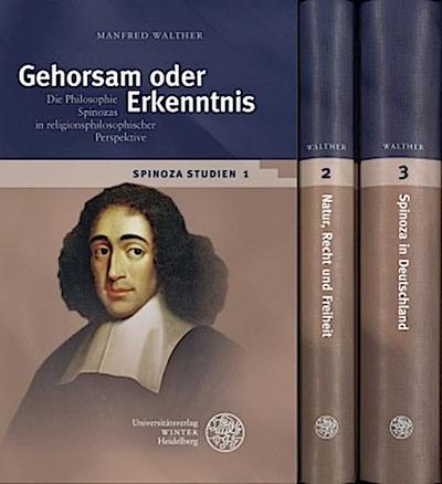 Spinoza-Studien, 3 Bde.