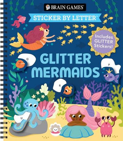 Brain Games - Sticker by Letter: Glitter Mermaids