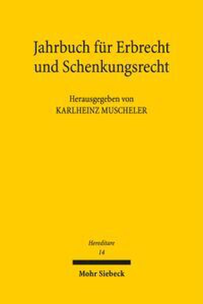 Jahrbuch für Erbrecht und Schenkungsrecht