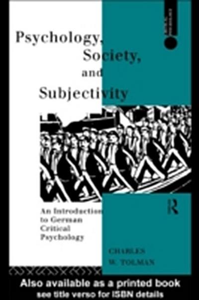 Psychology, Society and Subjectivity