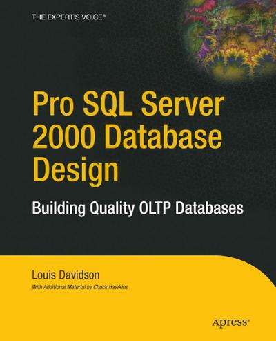 Pro SQL Server 2000 Database Design