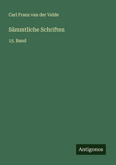Sämmtliche Schriften