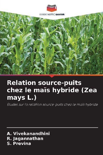 Relation source-puits chez le maïs hybride (Zea mays L.)
