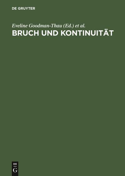 Bruch und Kontinuität