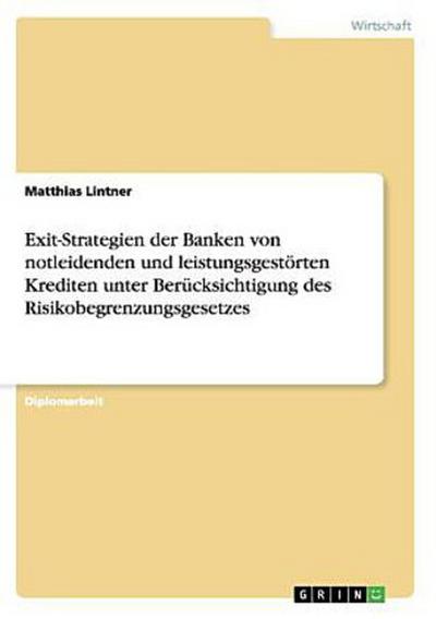 Exit-Strategien der Banken von notleidenden und leistungsgestörten Krediten unter Berücksichtigung des Risikobegrenzungsgesetzes