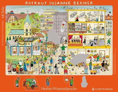 Berner, R: Wimmel-Rahmenpuzzle Herbst/Kindergarten