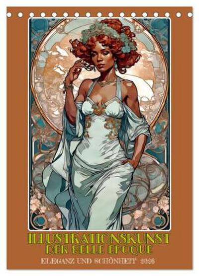 Illustrationskunst der Belle Époque (Tischkalender 2026 DIN A5 hoch), CALVENDO Monatskalender
