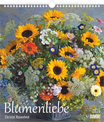 Blumenliebe 2026 - Foto-Kalender - Wand-Kalender - 30x34 - Blumen-Liebe