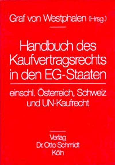 Handbuch des Kaufvertragsrecht in den EG-Staaten