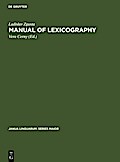 Manual of lexicography