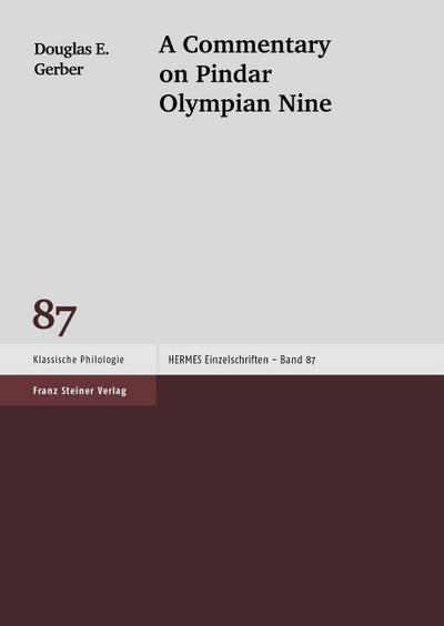 A Commentary on Pindar ’Olympian’ 9