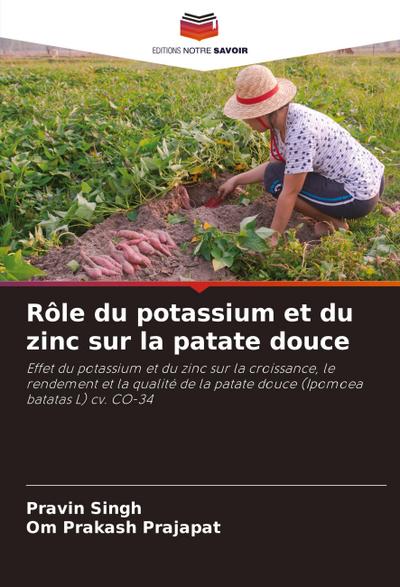 Rôle du potassium et du zinc sur la patate douce