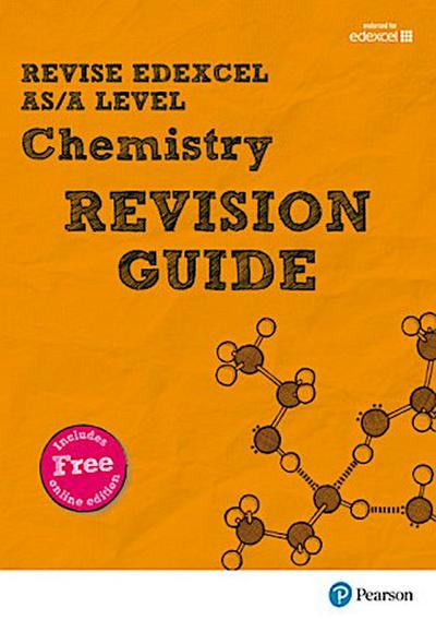 Pearson REVISE Edexcel AS/A Level Chemistry Revision Guide inc online edition - for 2026, 2027 exams