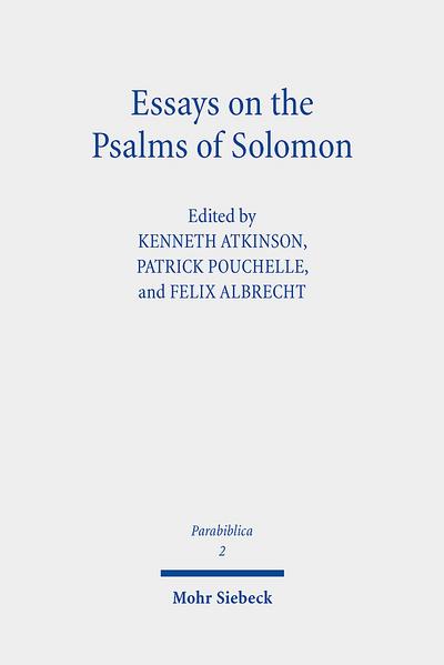Essays on the Psalms of Solomon