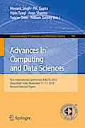 Advances in Computing and Data Sciences